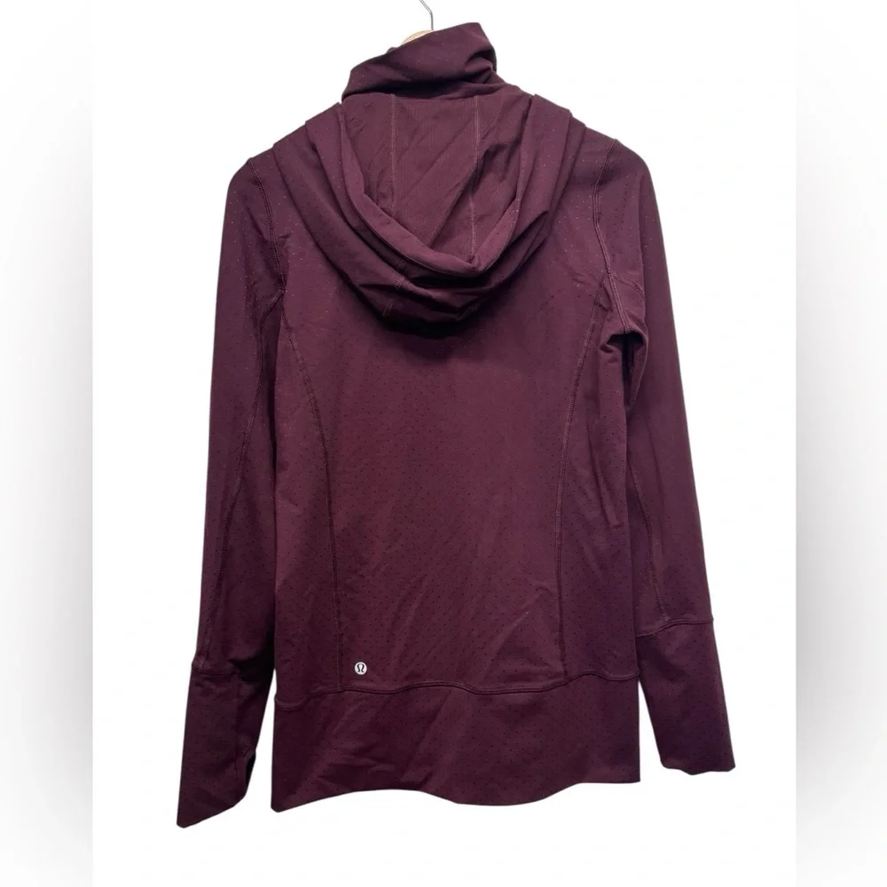 Lululemon Stride Jacket II Sz 8 In Bordeaux Drama - Picture 5 of 9